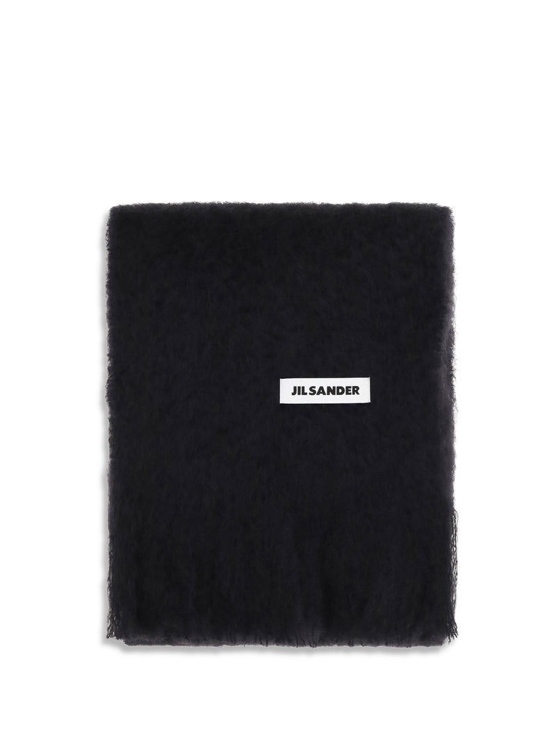 Jil Sander Jil Sander Wool Scarf Black Women - World Class Fashion