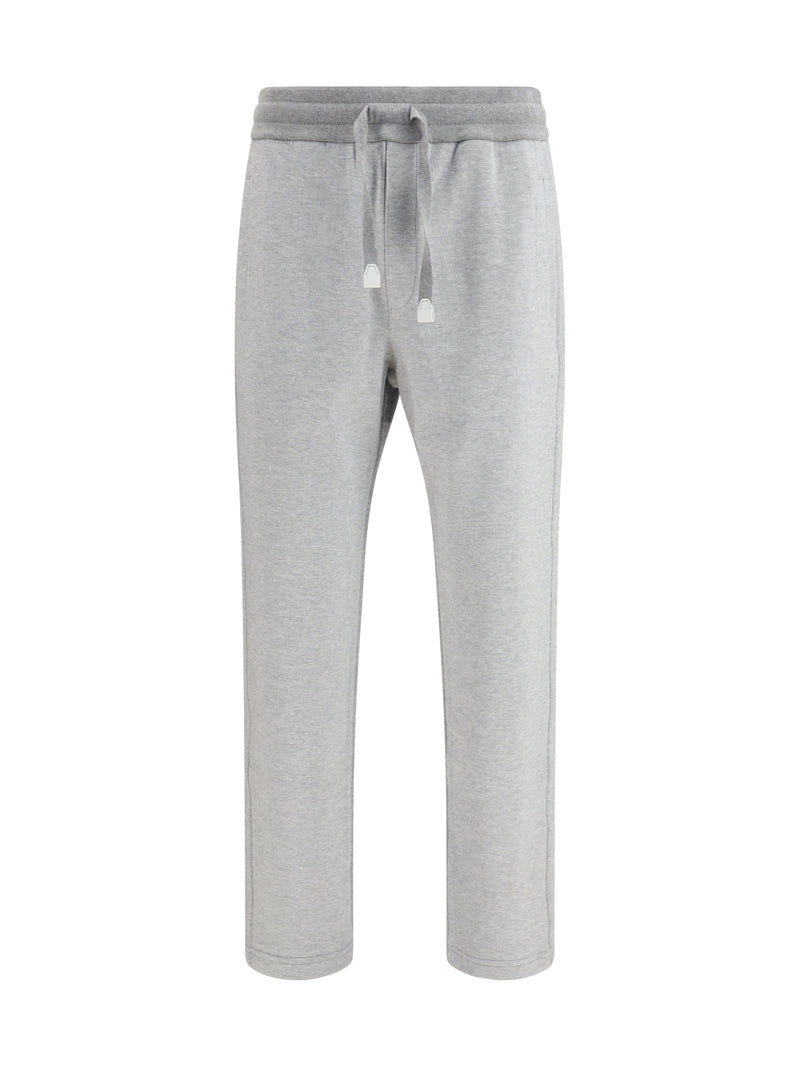 Brioni Brioni Mélange Sweatpants Ice - World Class Fashion