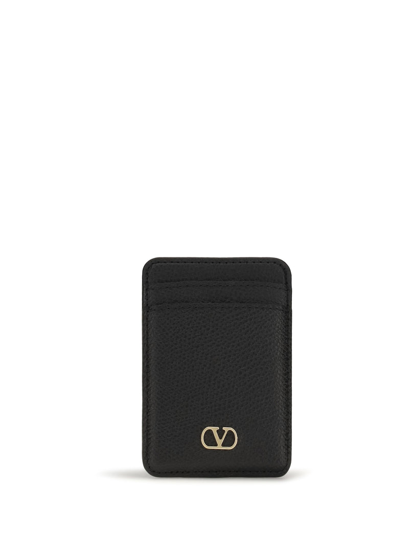 Valentino Garavani Valentino Garavani Vlogo Signature Magnetic Card Holder - World Class Fashion