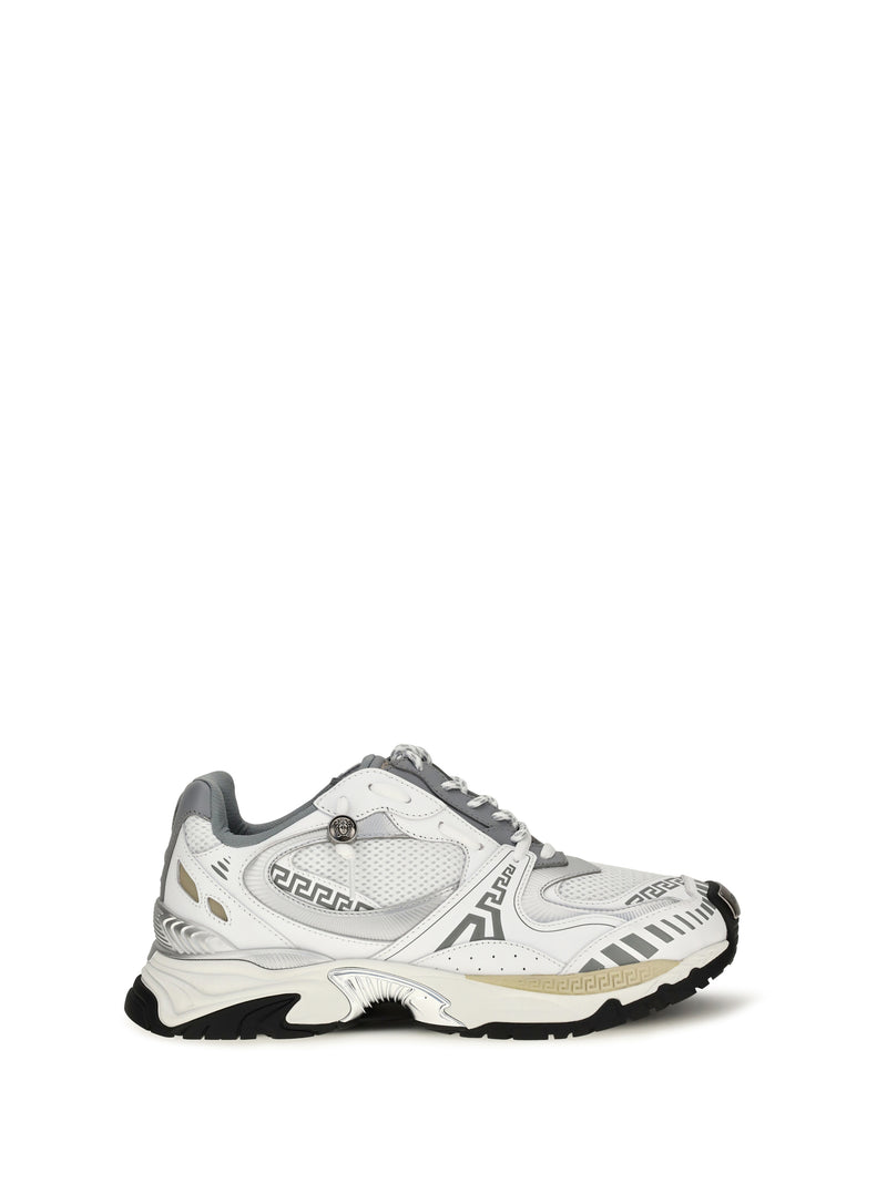 Versace Versace Icaro Sneakers In Fabric, Mesh And Leather - World Class Fashion