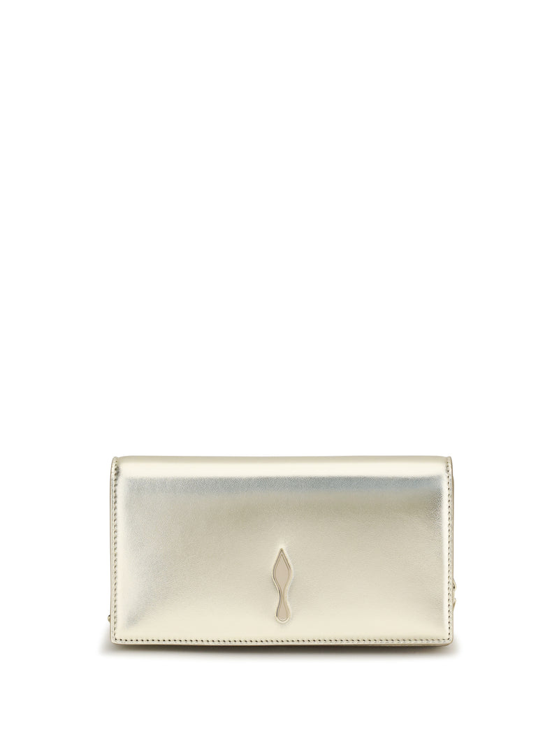 Christian Louboutin Christian Louboutin Bettina Clutch Platine Gold - World Class Fashion
