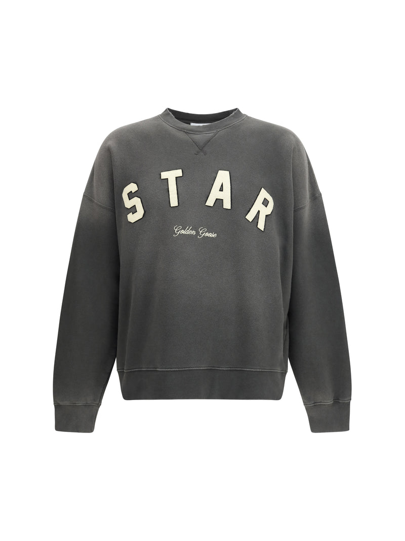 Golden Goose Sudadera Golden Goose con Estrellas Bordadas Carbón - World Class Fashion