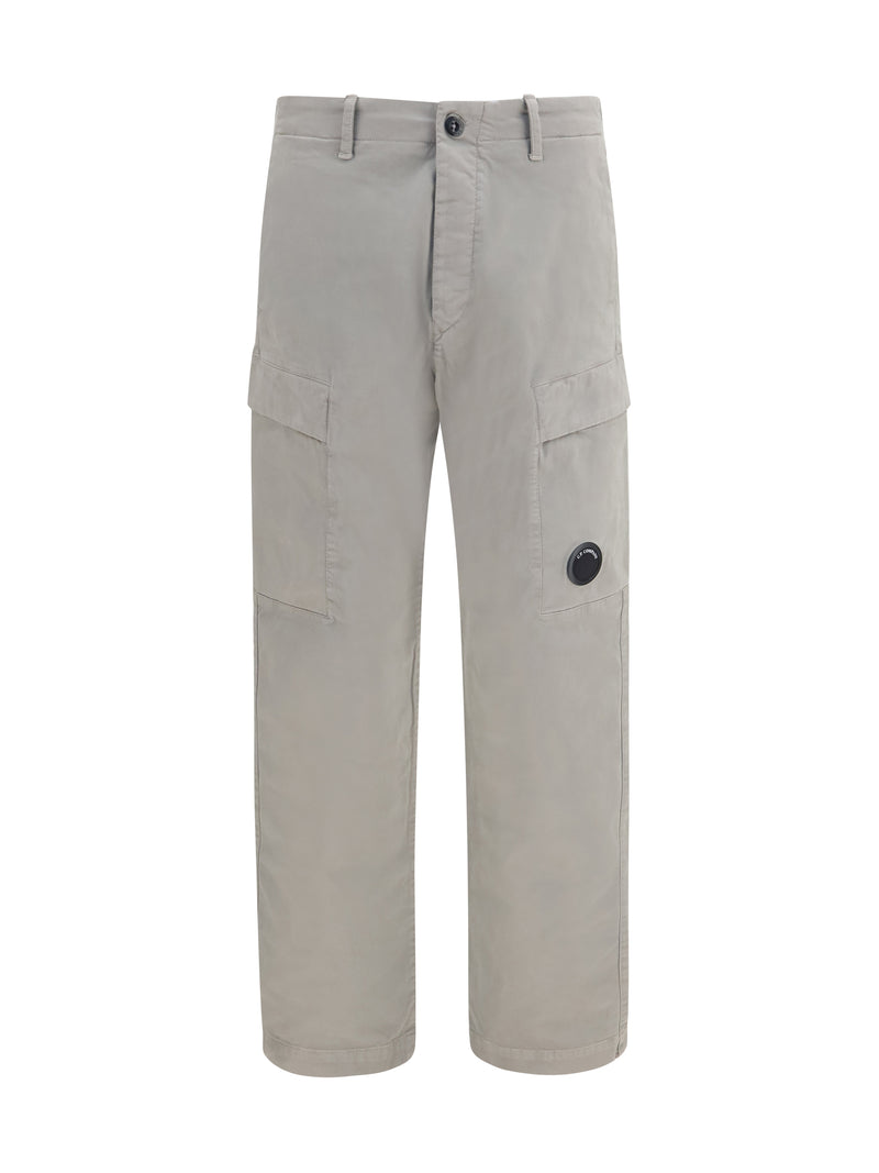 C.P. Company C.P. Company Stretch Cotton Satin Cargo Pants Fallen Rock - World Class Fashion