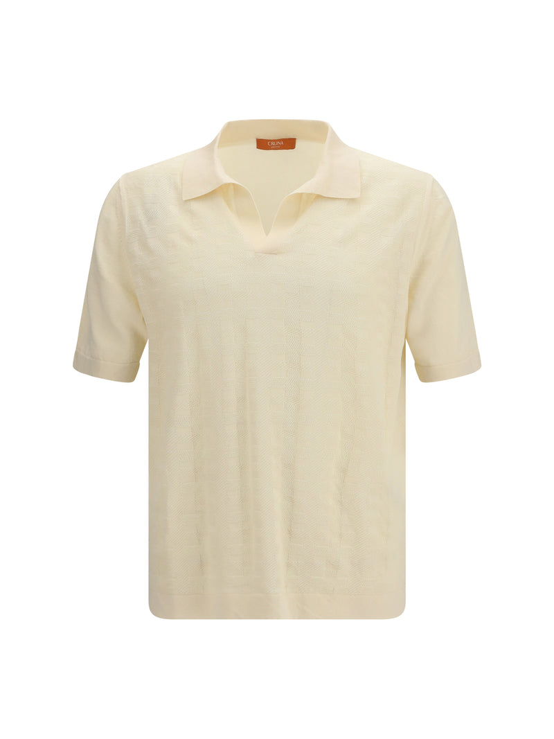 Cruna Cruna Levanti V-neck Knit T-shirt Burro - World Class Fashion