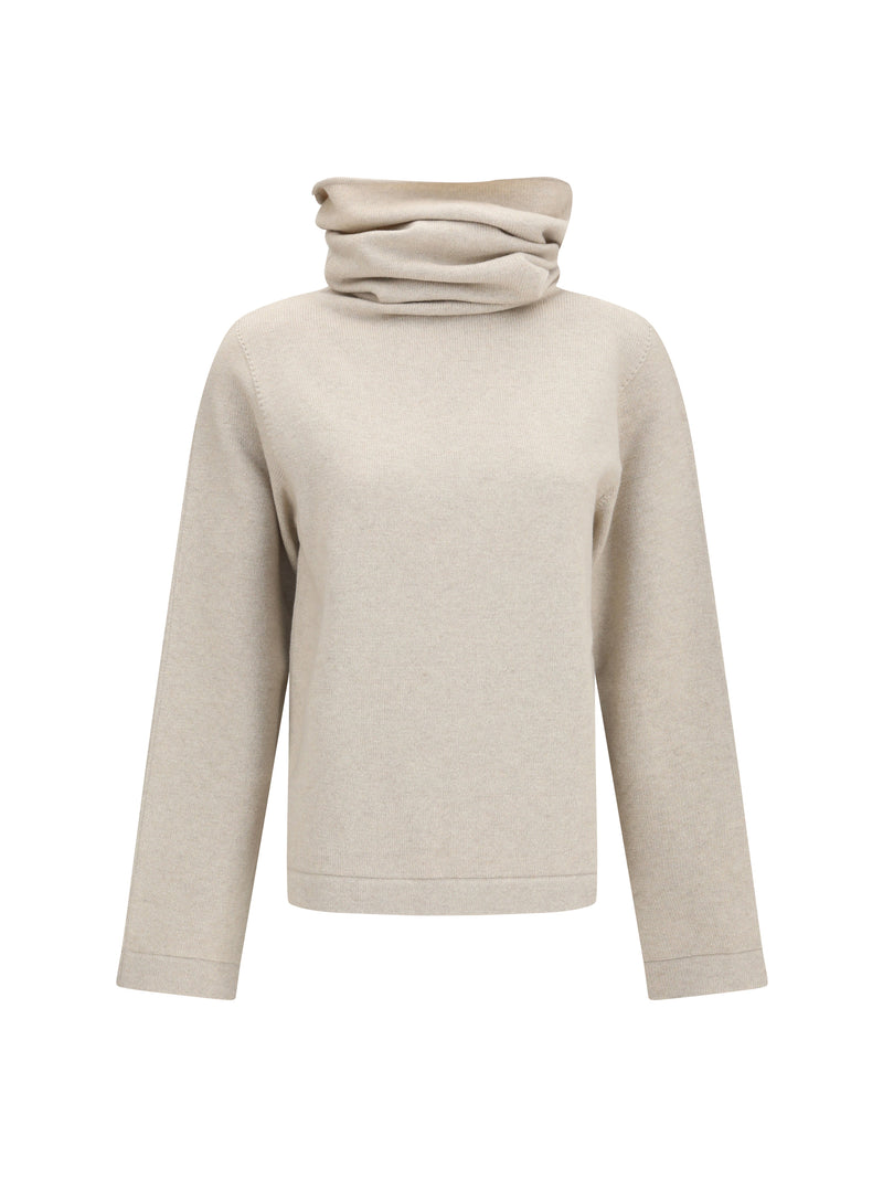 Alaia Alaïa High-neck Jumper Sable Women - World Class Fashion
