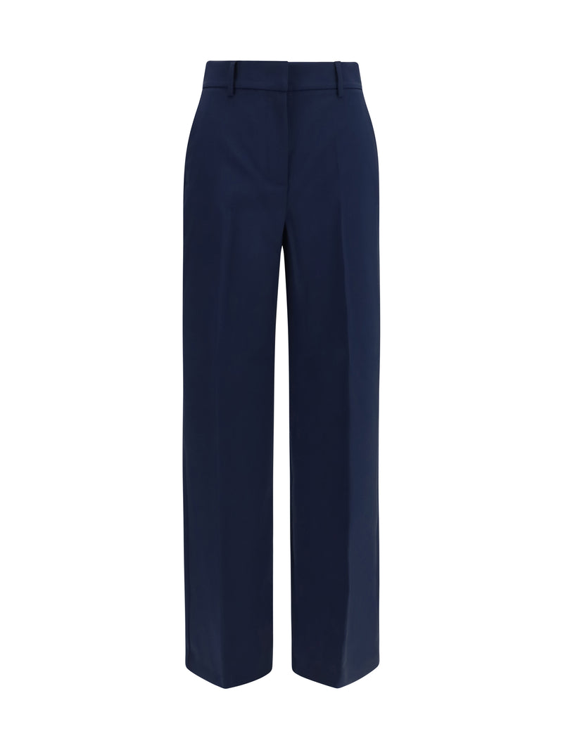 Max Mara Weekend Max Mara Weekend Stretch Wool Palazzo Pants Multicolor - World Class Fashion