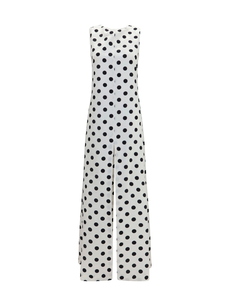 Sa Su Phi Sa Su Phi Sleeveless Maxi Dress Black/White - World Class Fashion