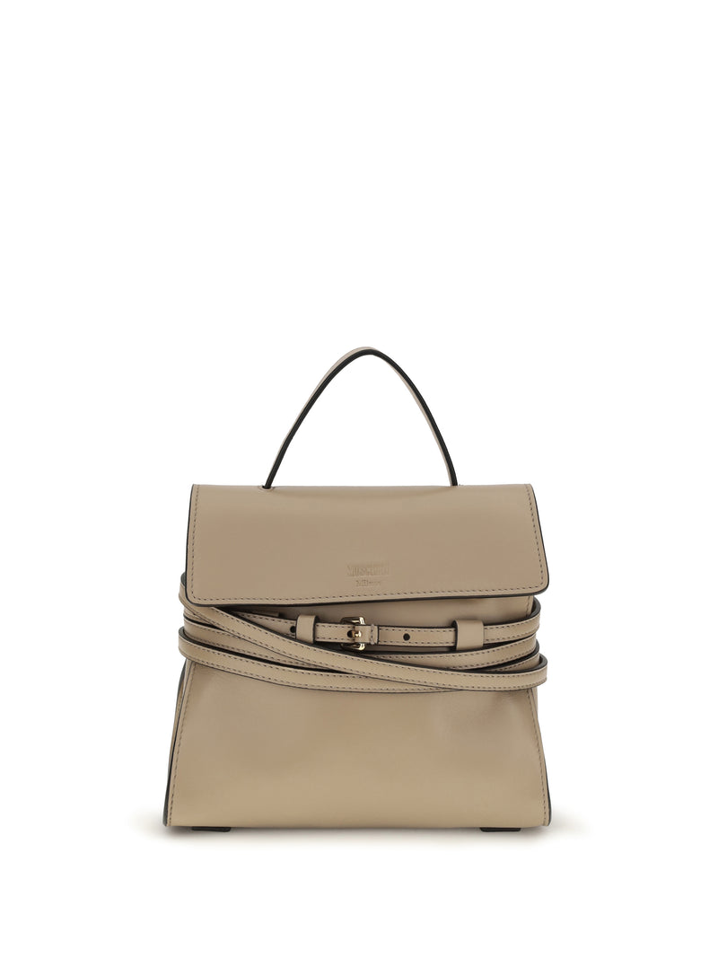 Moschino Moschino Tie Me Handbag Ecru - World Class Fashion