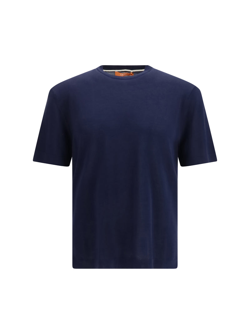 Cruna Cruna Cotton Knitted T-shirt Notte Men - World Class Fashion