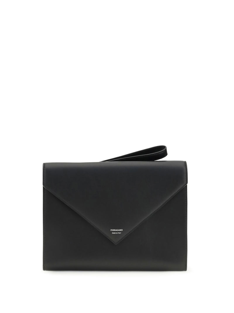 Ferragamo Ferragamo Florence Document Holder Nero - World Class Fashion