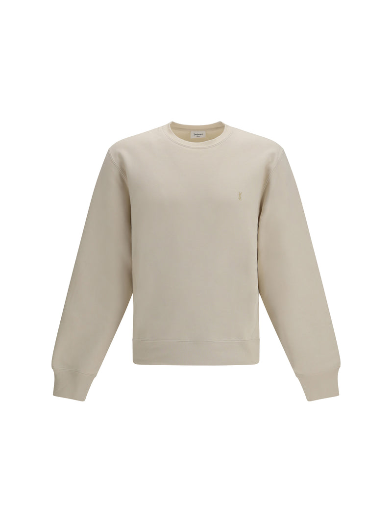 Saint Laurent Saint Laurent Sweatshirt with Cassandre Logo Maize - World Class Fashion