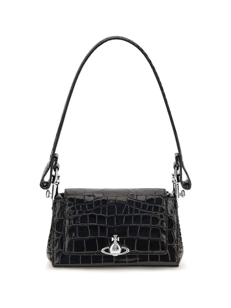 Vivienne Westwood Vivienne Westwood Hazel Small Shoulder Bag Black - World Class Fashion