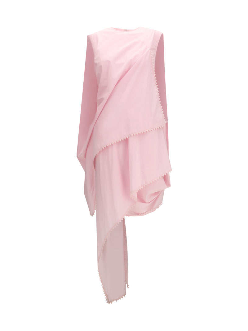 Jacquemus Jacquemus Traversin Layered Dress Light Pink - World Class Fashion