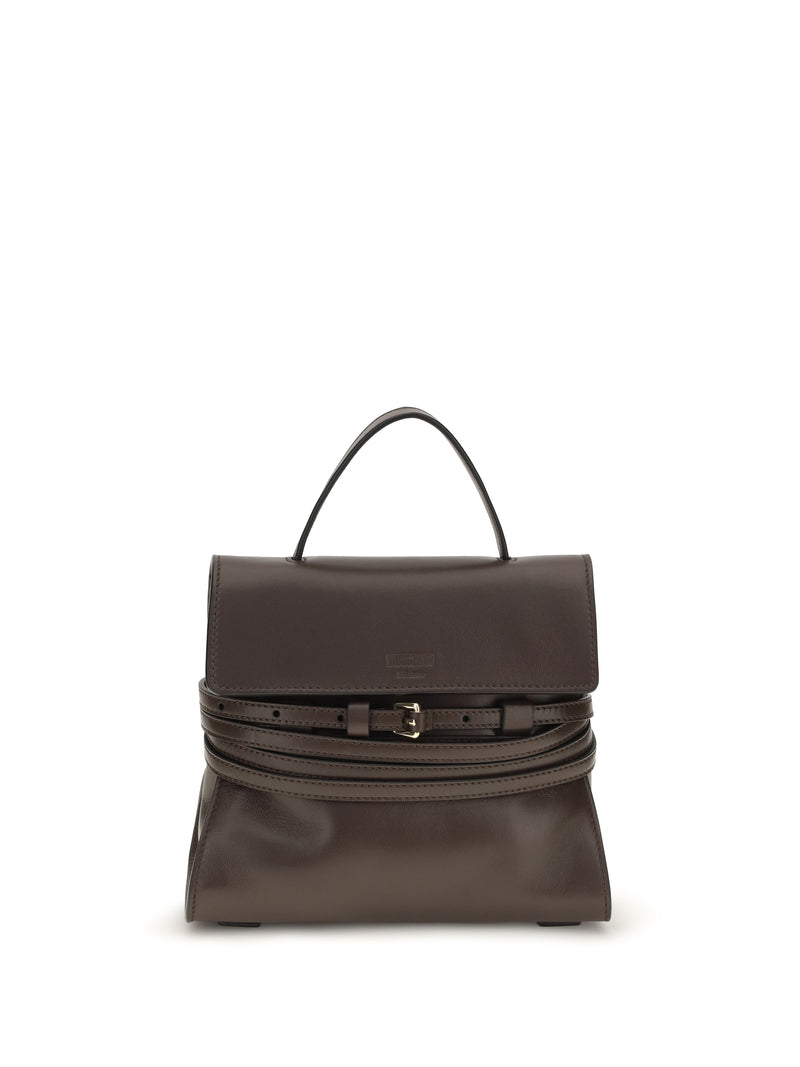 Moschino Moschino Tie Me Handbag Chocolate - World Class Fashion