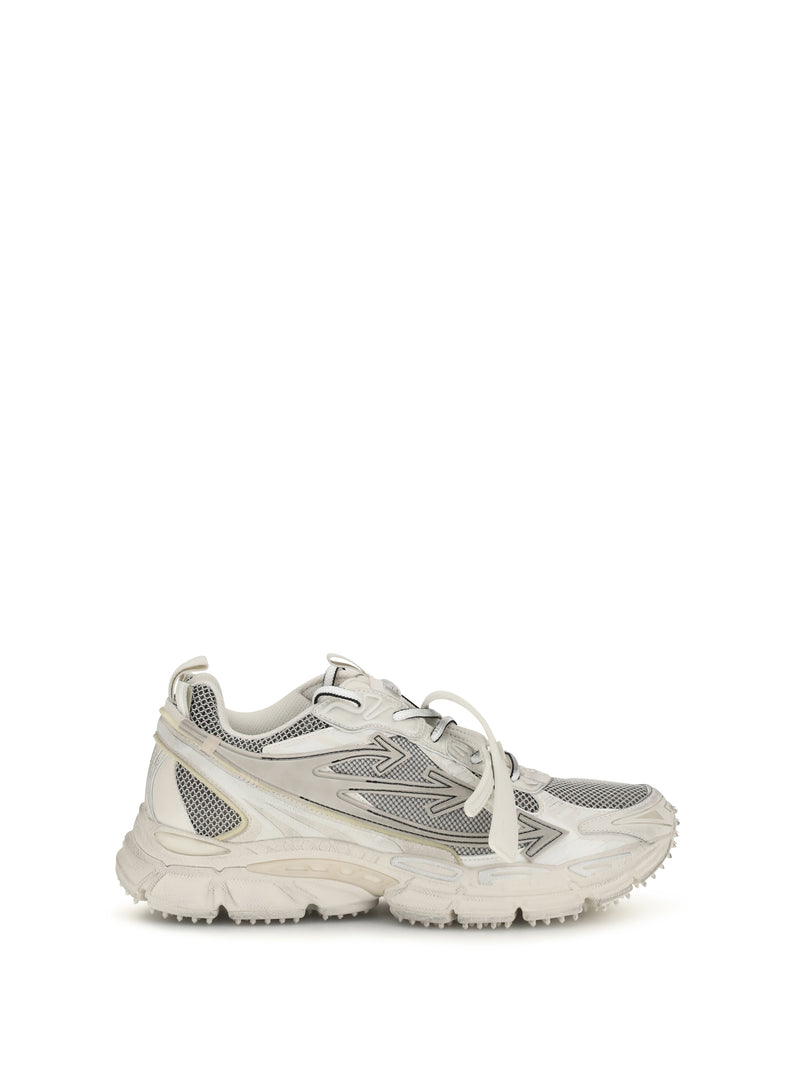 Off-white Off-White Be Right Back Worn Out Sneakers Beige/Grey - World Class Fashion
