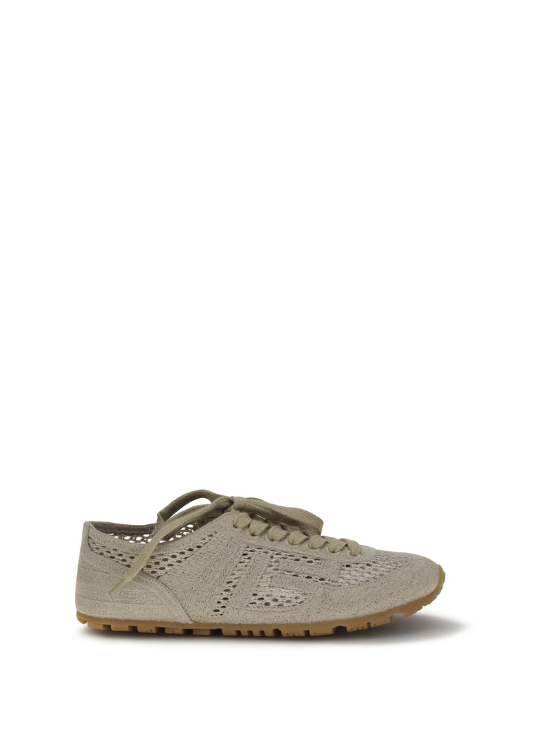 Balmain Balmain Racer 45 Sneakers Sable Women - World Class Fashion