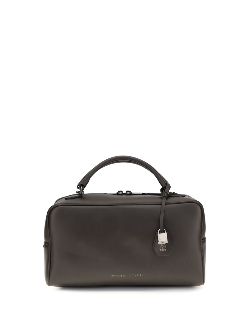 Brunello Cucinelli Brunello Cucinelli Boston Explorer Handbag Testa Moro - World Class Fashion