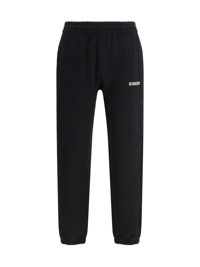 Burberry Burberry Lightweight Terry-effect Cotton Joggers Black - World Class Fashion