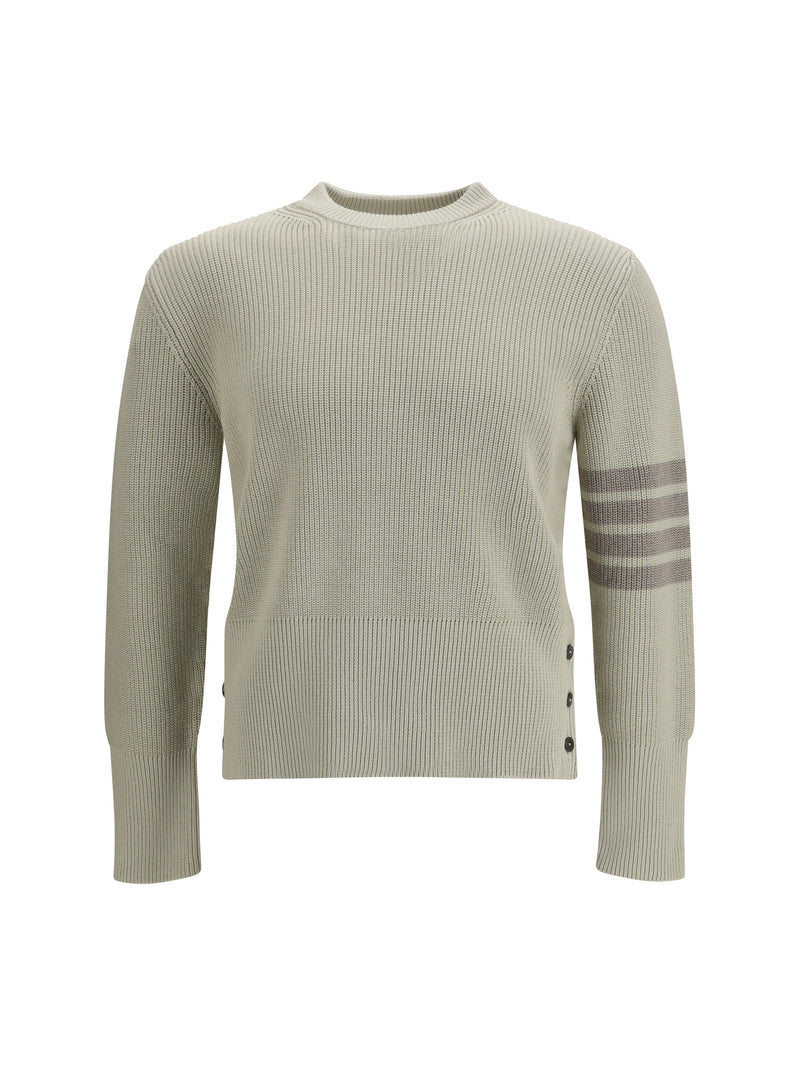 Thom Browne Thom Browne 4-bar Sweater Beige Men - World Class Fashion