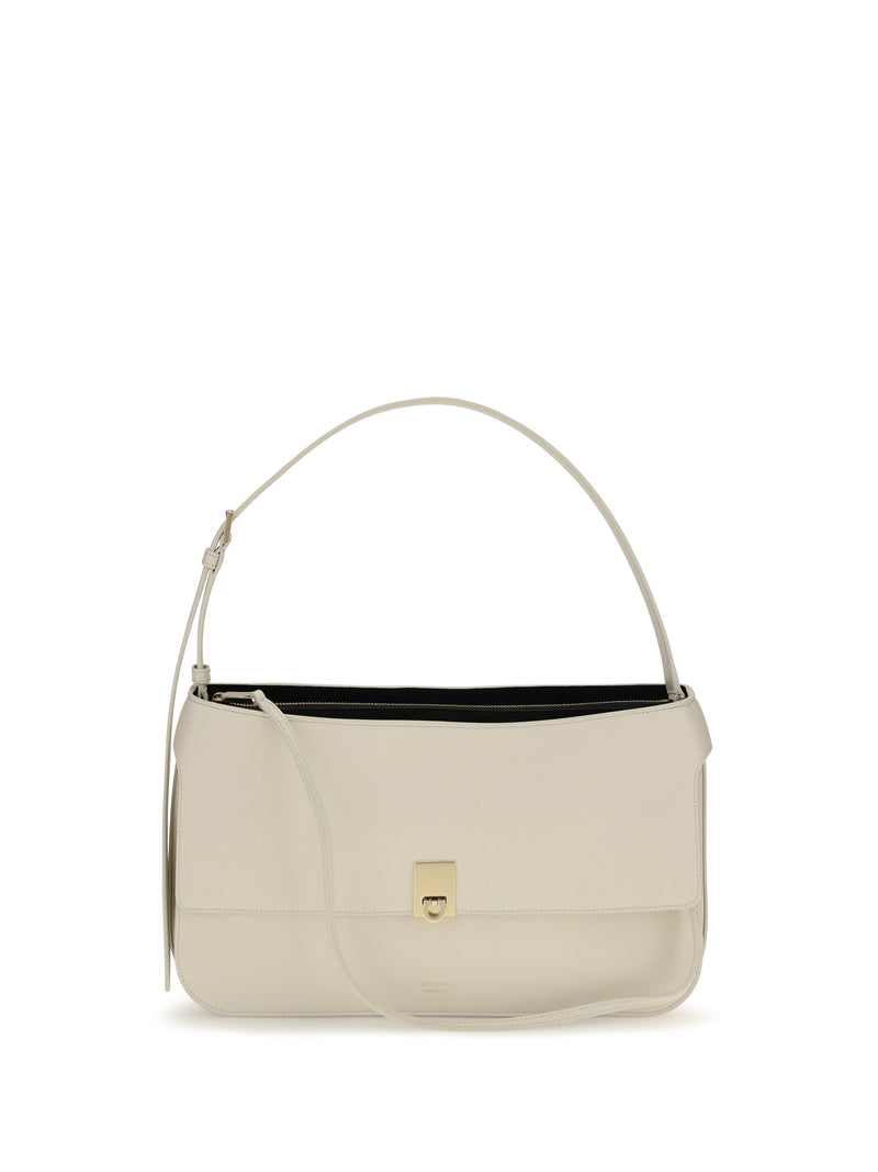 Ferragamo Ferragamo Cara Small Shoulder Bag Mascarpone - World Class Fashion