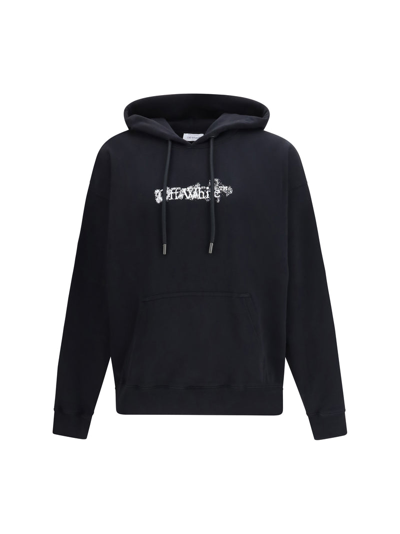 Off-white Off-white Heraldic Arrows Skate Hoodie Black - World Class Fashion