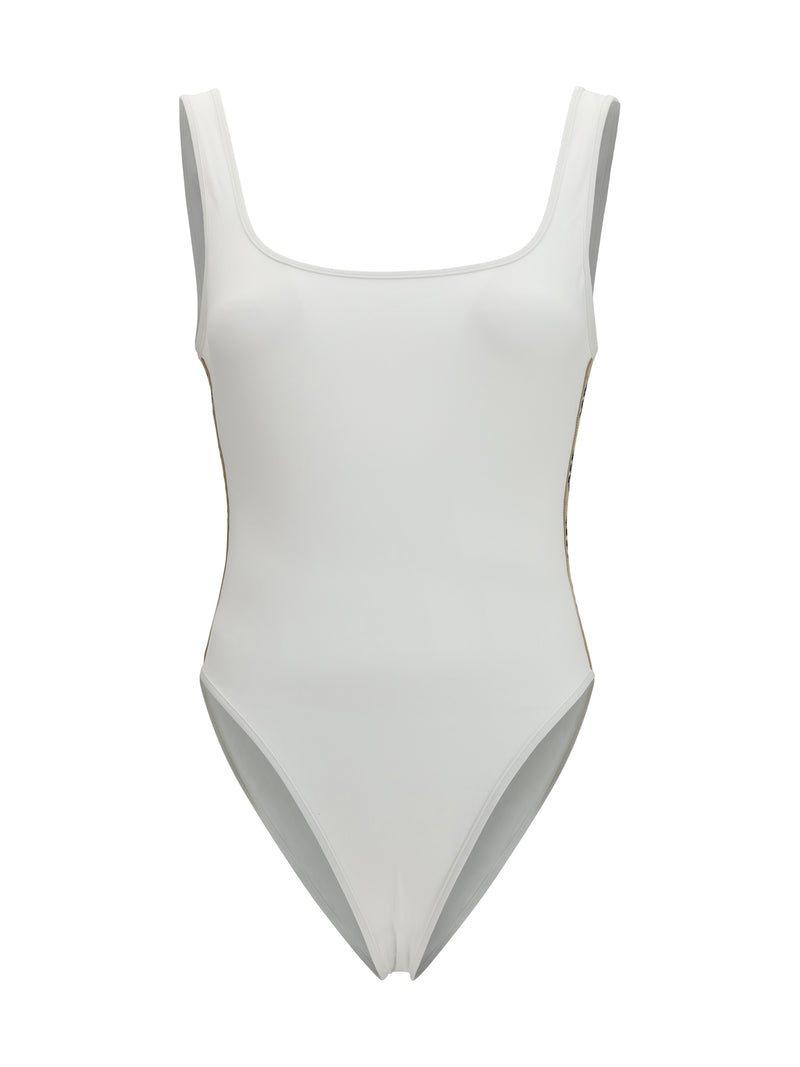 Burberry Burberry One-piece Swimsuit Chalk Women - World Class Fashion