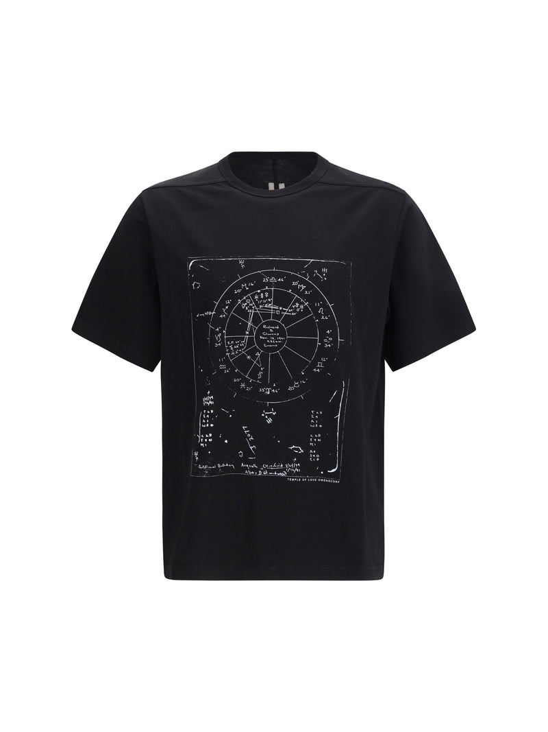 Rick Owens Rick Owens Brad T-shirt Black/Milk Men - World Class Fashion