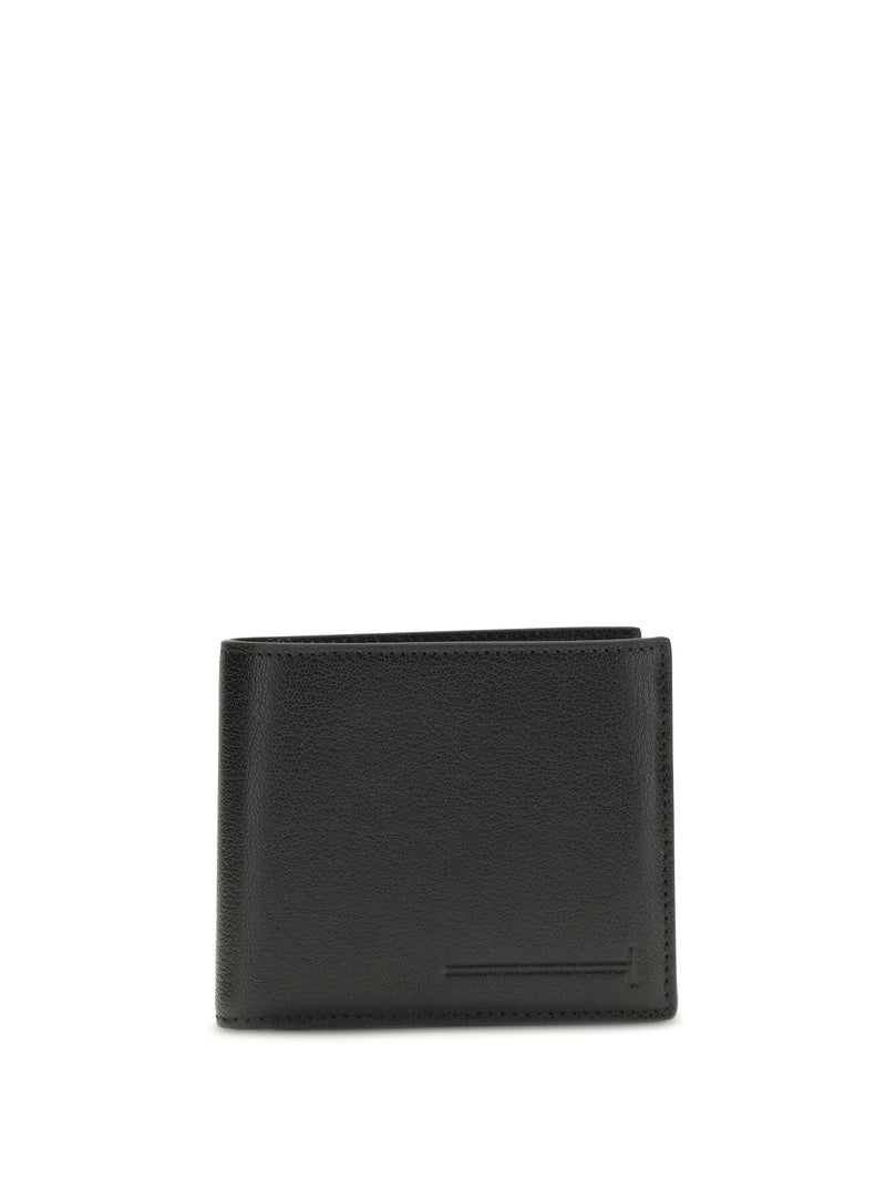 Tom Ford Tom Ford Leather Bifold Wallet Black - World Class Fashion