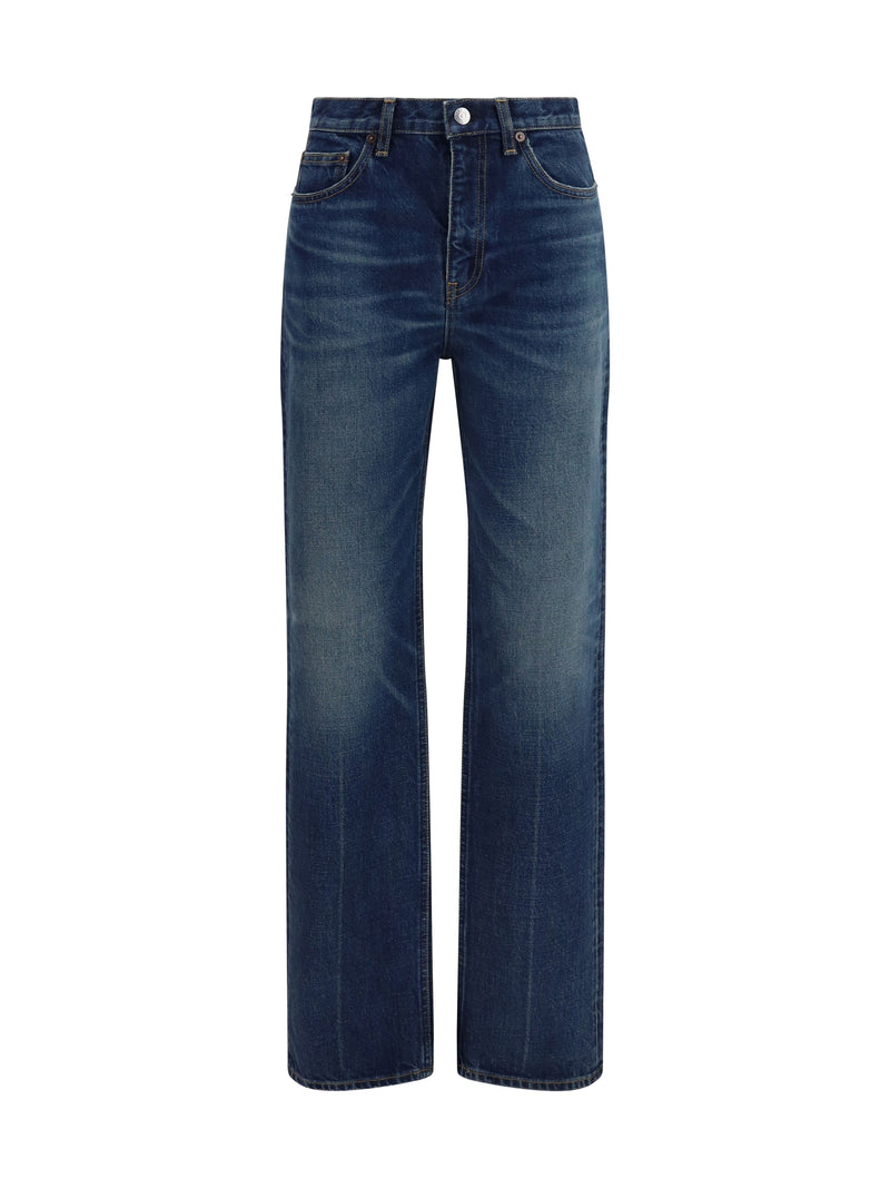 Toteme Toteme Straight-leg Denim Jeans Faded Blue - World Class Fashion