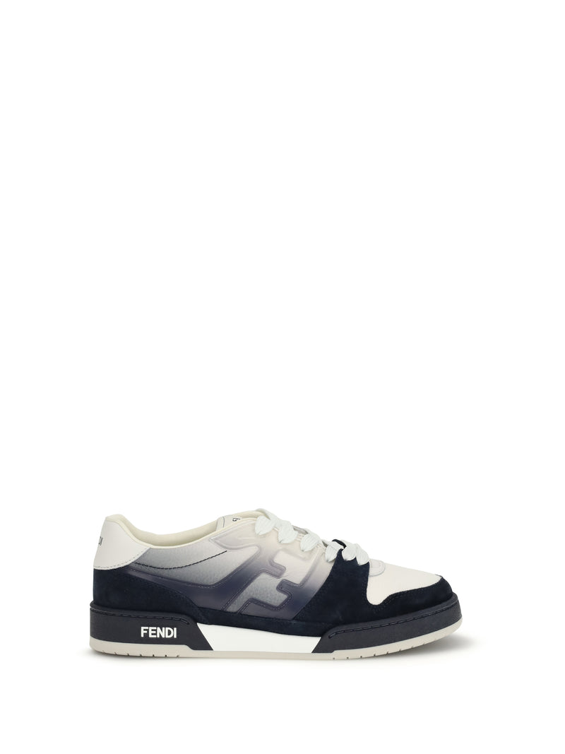 Fendi Fendi Match Sneakers Navy+Bianco Navy - World Class Fashion