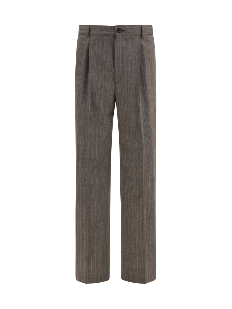Dries Van Noten Dries Van Noten Penrud Straight-leg Pants Cement - World Class Fashion