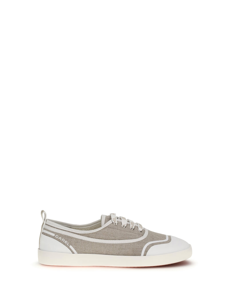 Carel Paris Carel Paris Canvas Sneakers Beige Women - World Class Fashion