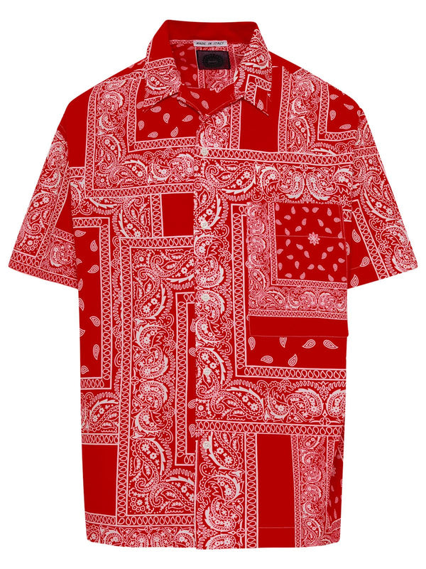 Destin Red Cotton Malibu Shirt