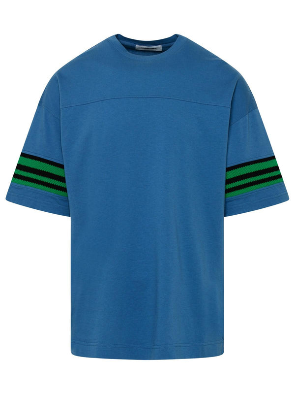 Ambush Blue Rib Cotton T-shirt