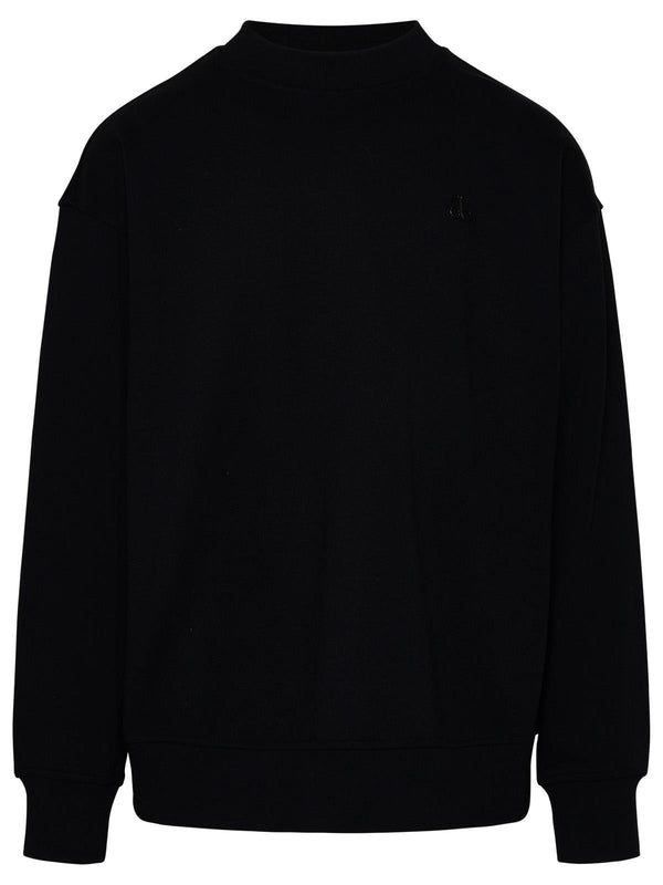 Marine Park Black Cotton Sweatshirt