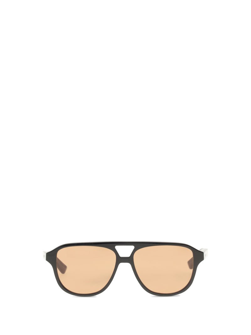 Alexander McQueen Alexander McQueen Signature Essentials Sunglasses Nero/Brown - World Class Fashion