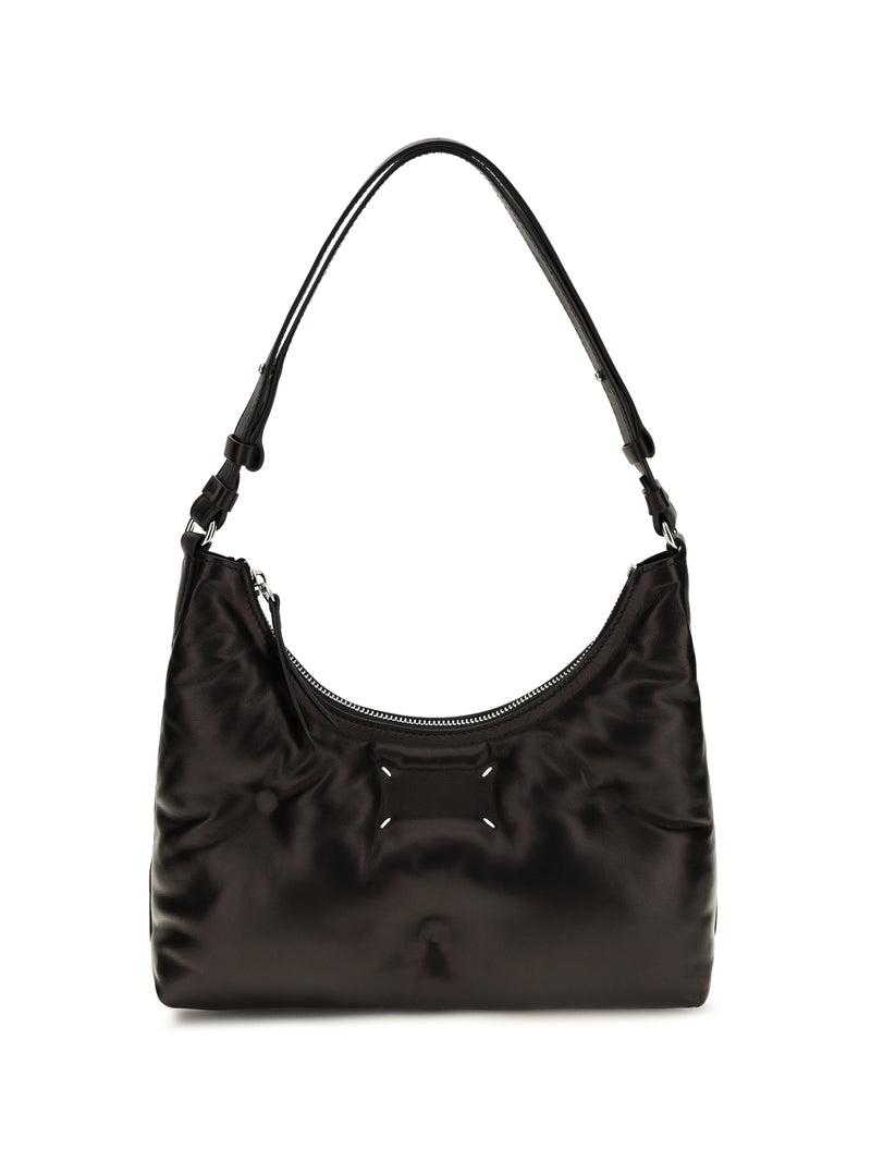 Margiela Margiela Small Glam Slam Hobo Shoulder Bag Black - World Class Fashion