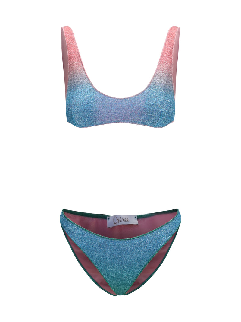 Oséree Oséree Lumière Sporty Set Candy Bikini Pink - World Class Fashion