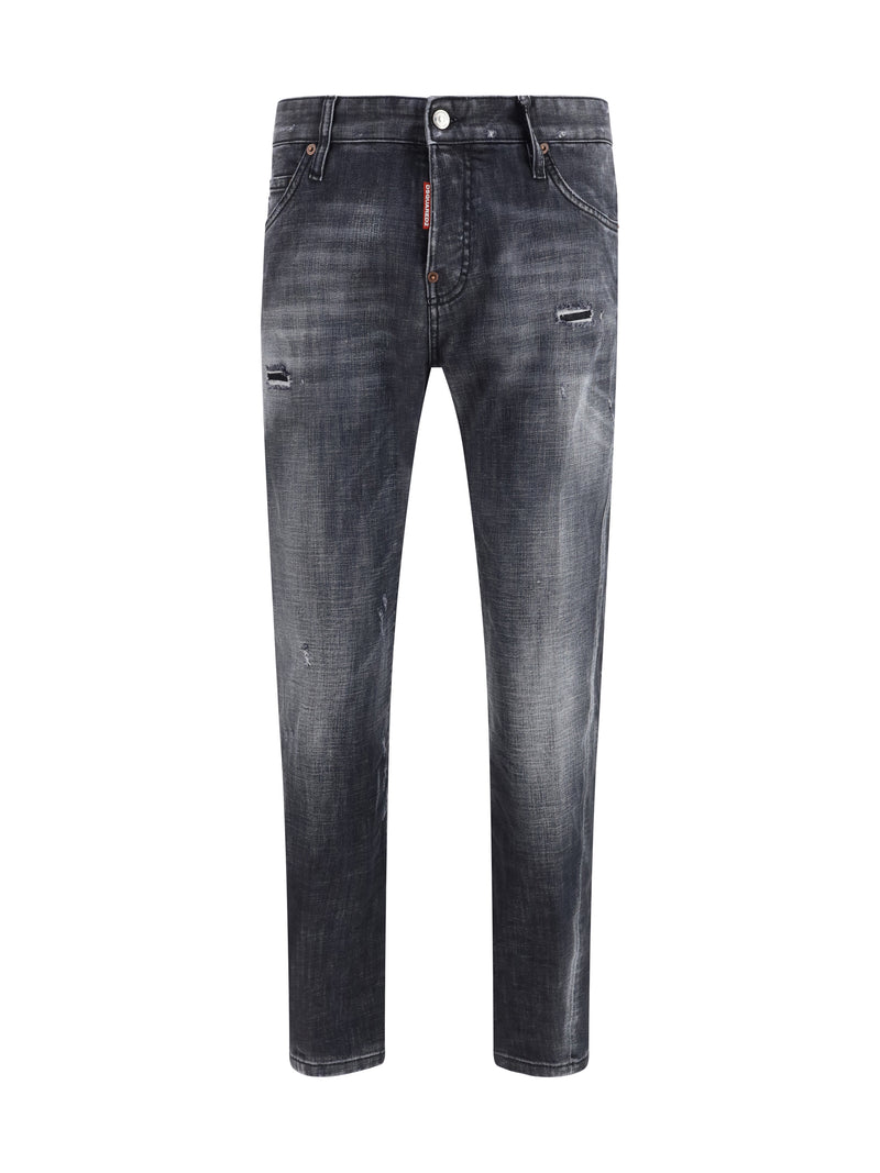 Dsquared2 Dsquared2 Slim Twist Jeans Black Men - World Class Fashion