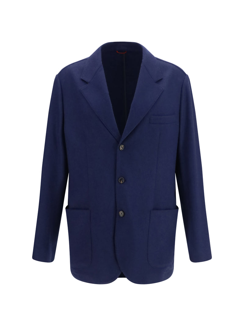 Brunello Cucinelli Brunello Cucinelli Cashmere Jacket Cobalto - World Class Fashion