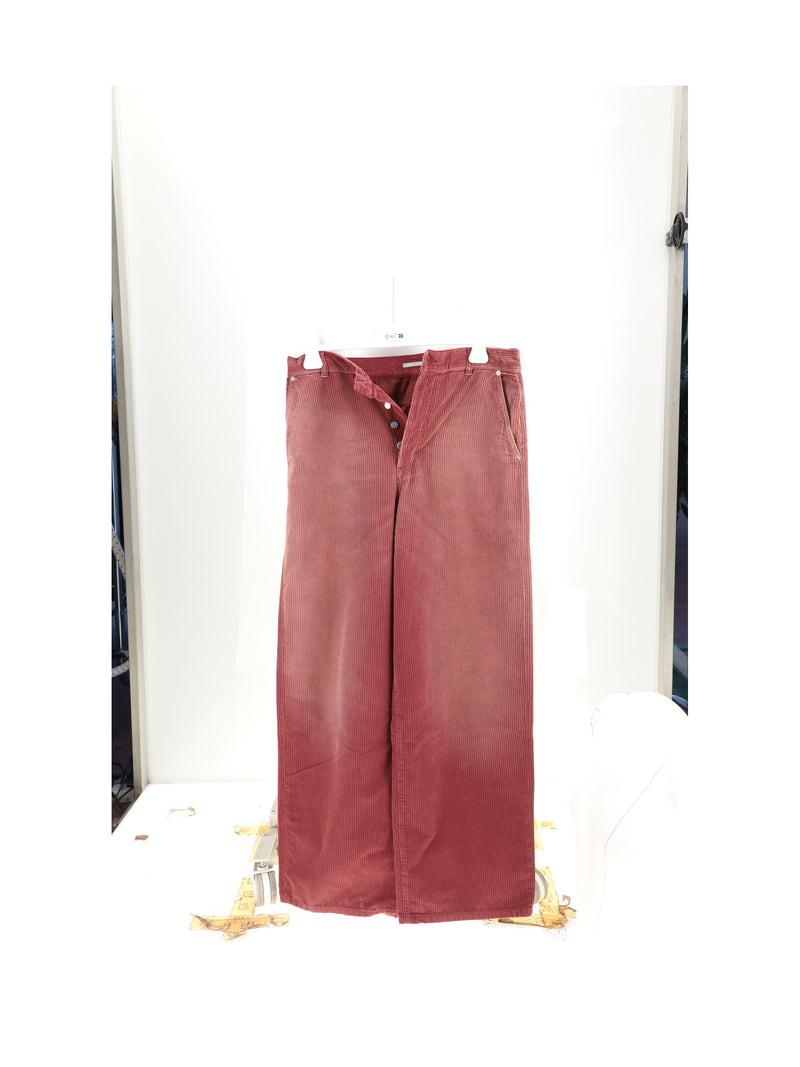 Dior Homme Dior Homme Velvet Trousers Mattone Men - World Class Fashion