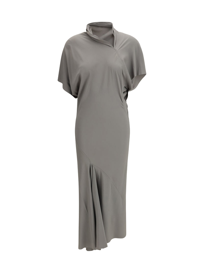 Rick Owens Rick Owens Asymmetric Midi Dress EUCA - World Class Fashion