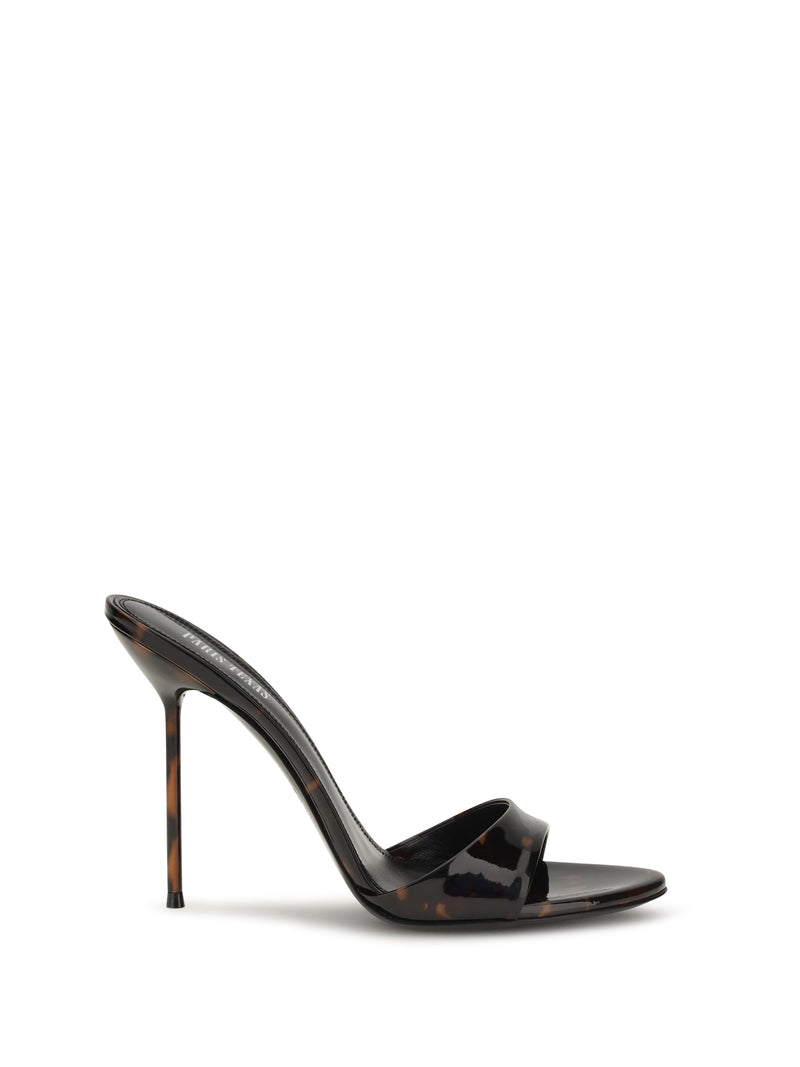 Paris Texas Paris Texas Lidia Patent Leather Mules Tortoise - World Class Fashion