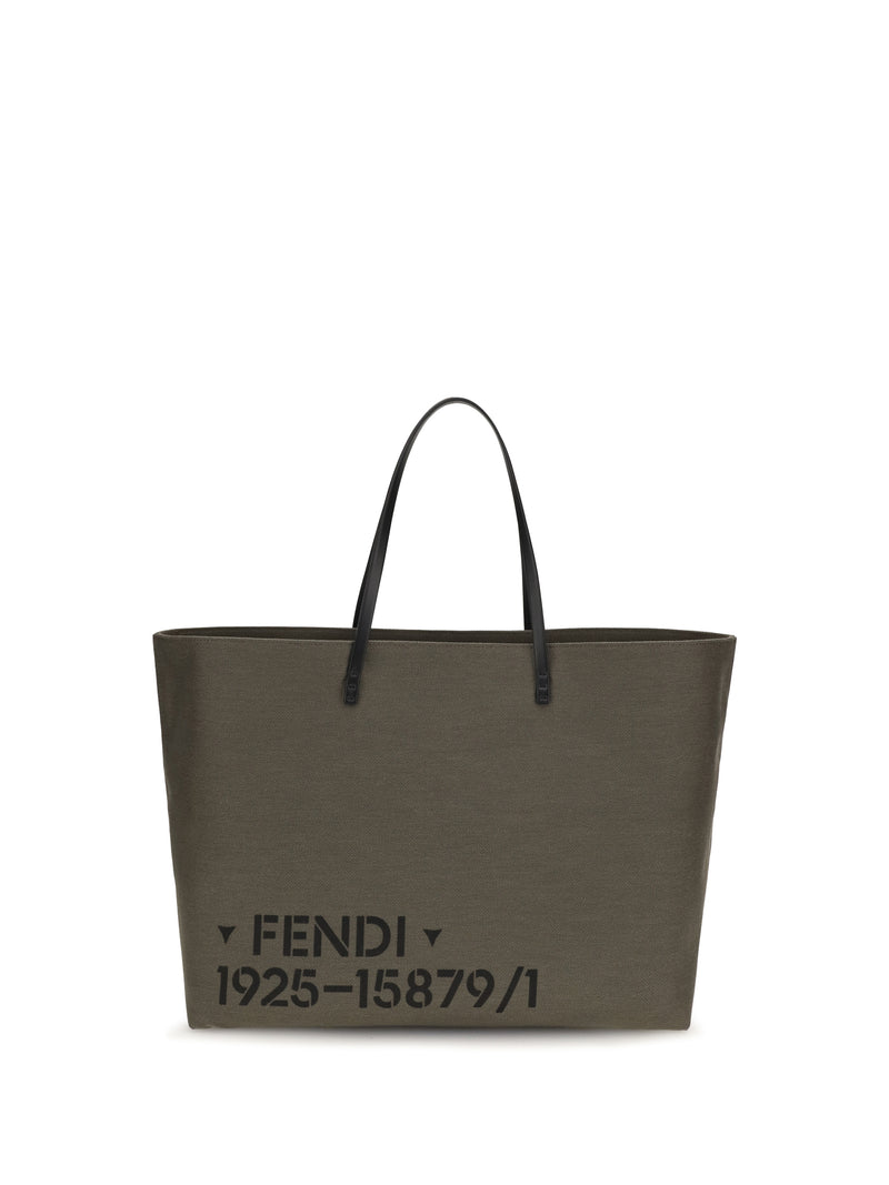 Fendi Fendi Roll Large Shopping Bag Green/Black - World Class Fashion