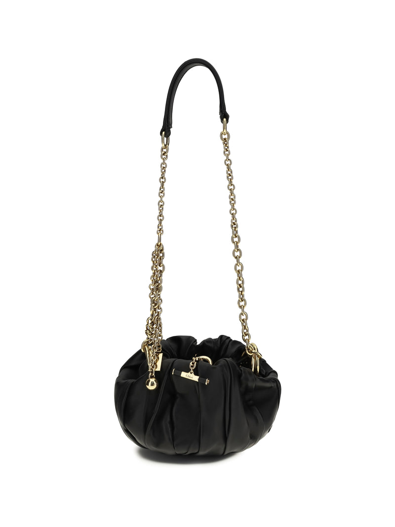 Chloe Chloé Plissé Shoulder Bag Black - World Class Fashion
