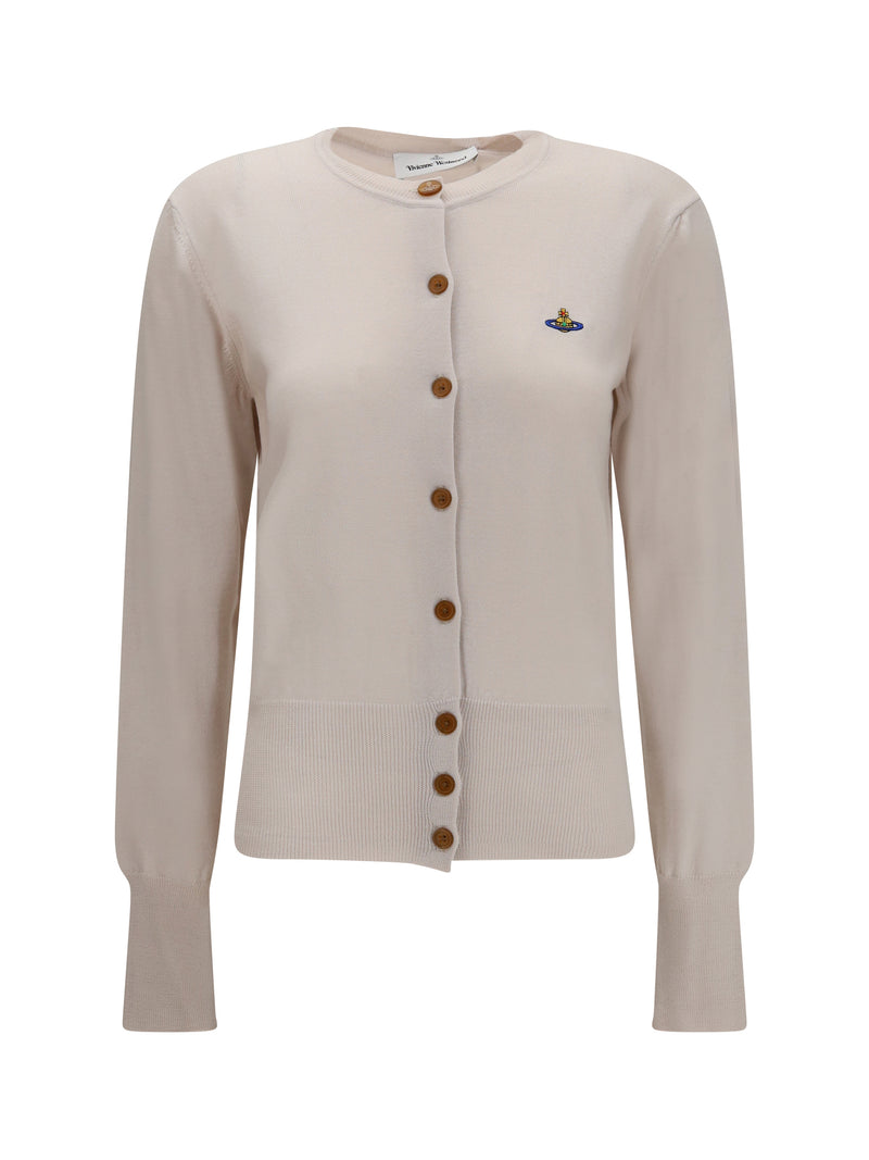 Vivienne Westwood Vivienne Westwood Bea Wool Cardigan Limestone - World Class Fashion
