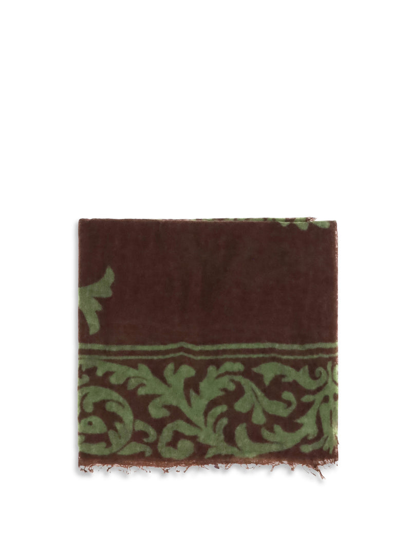Mirror In The Sky Mirror In The Sky Soufflé Cashmere Scarf Royal Bloom/Copse - World Class Fashion