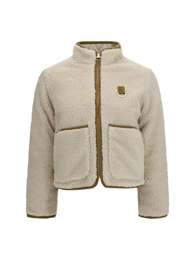 Barbour Barbour Elenora Fleece Jacket Ecru - World Class Fashion