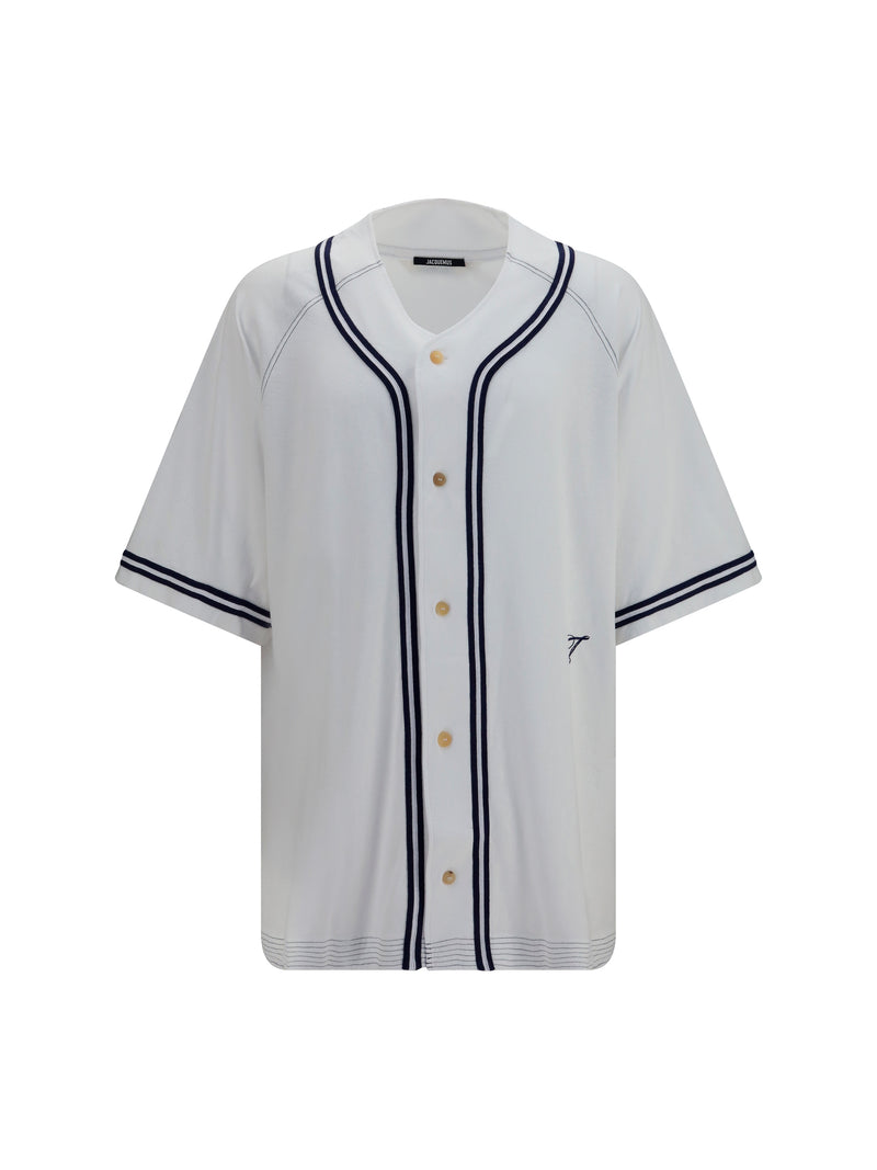Jacquemus Jacquemus Baseball Knit Shirt White Men - World Class Fashion