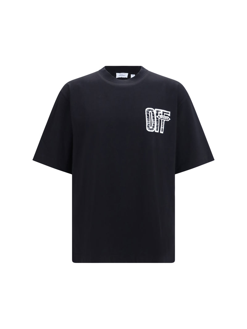 Off-white Off-white Motion Arrow Skate T-shirt Black - World Class Fashion